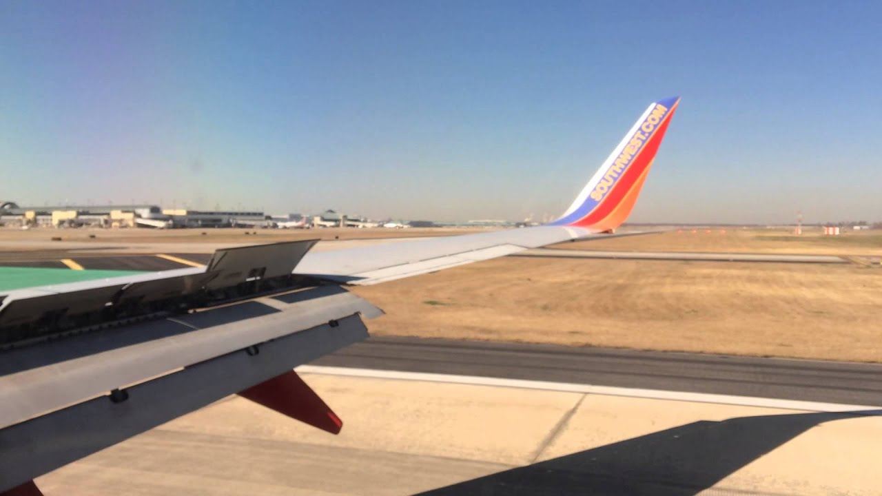 Landing New Orleans (MSY) from Baltimore (BWI) Southwest Airlines Boeing 737-700