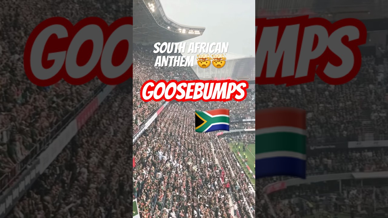 South African Anthem🤯 GOOSEBUMPS!! SPRINGBOKS VS ARGENTINA 2025 #rugby #springboks #anthem #RSA