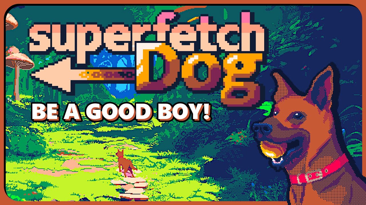 PLAY FETCH IN CUTE DOG PLATFORMER! Superfetch Dog Full Game