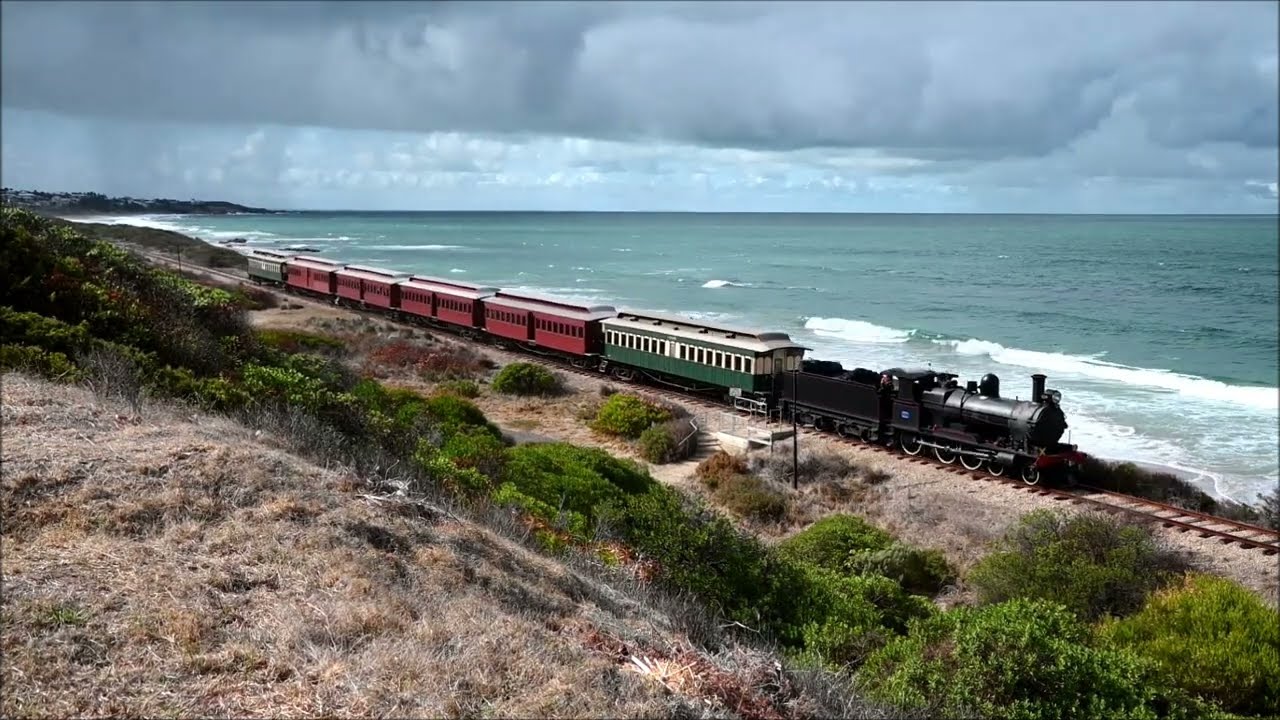 Steam Locomotive Rx224 shines at the Goolwa Wooden Boat Festival and Cockle Train Duties Part 1