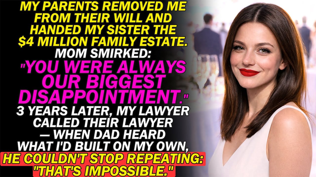 My Parents Gave My Sister $4M And Called Me A Failure—Dad's Lawyer Just Called Mine