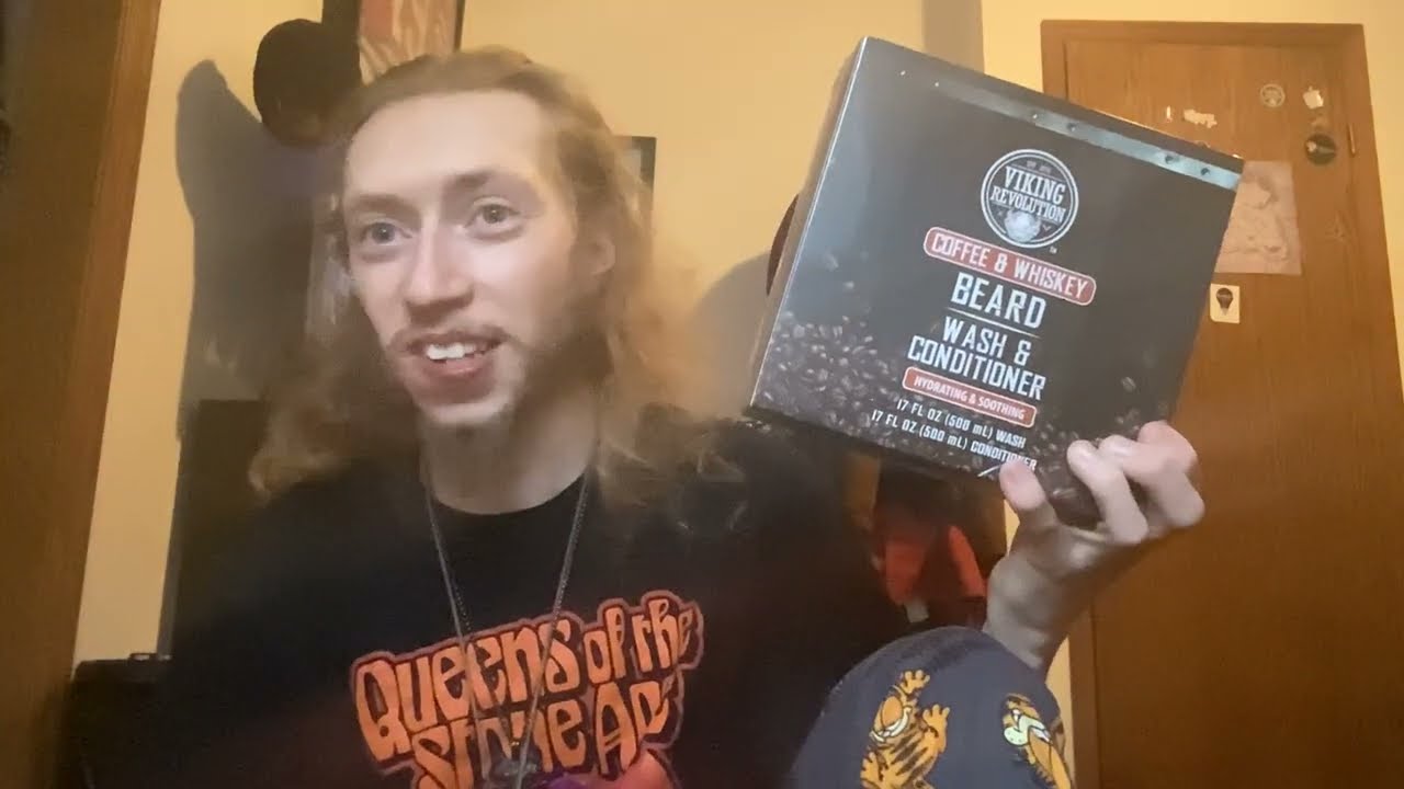 Unboxing the new beard products that I got ￼ ￼
