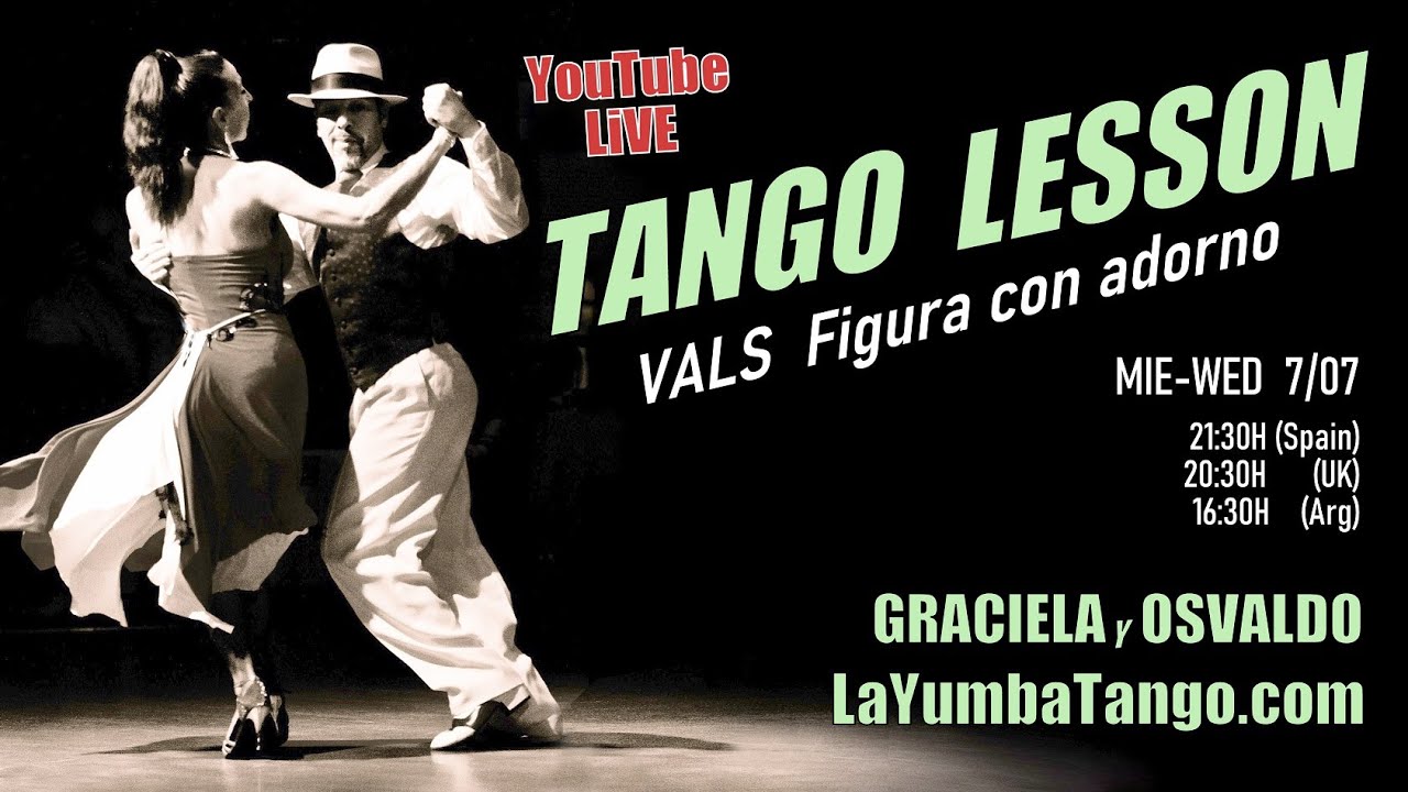 LIVE TANGO LESSON  Vals Figura Con Adorno