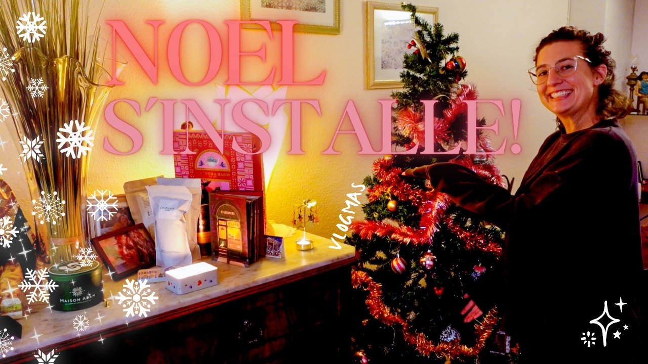 Sapin, reading journal et organisation avant mon d&eacute;part! ❄️ #vlogmas 3