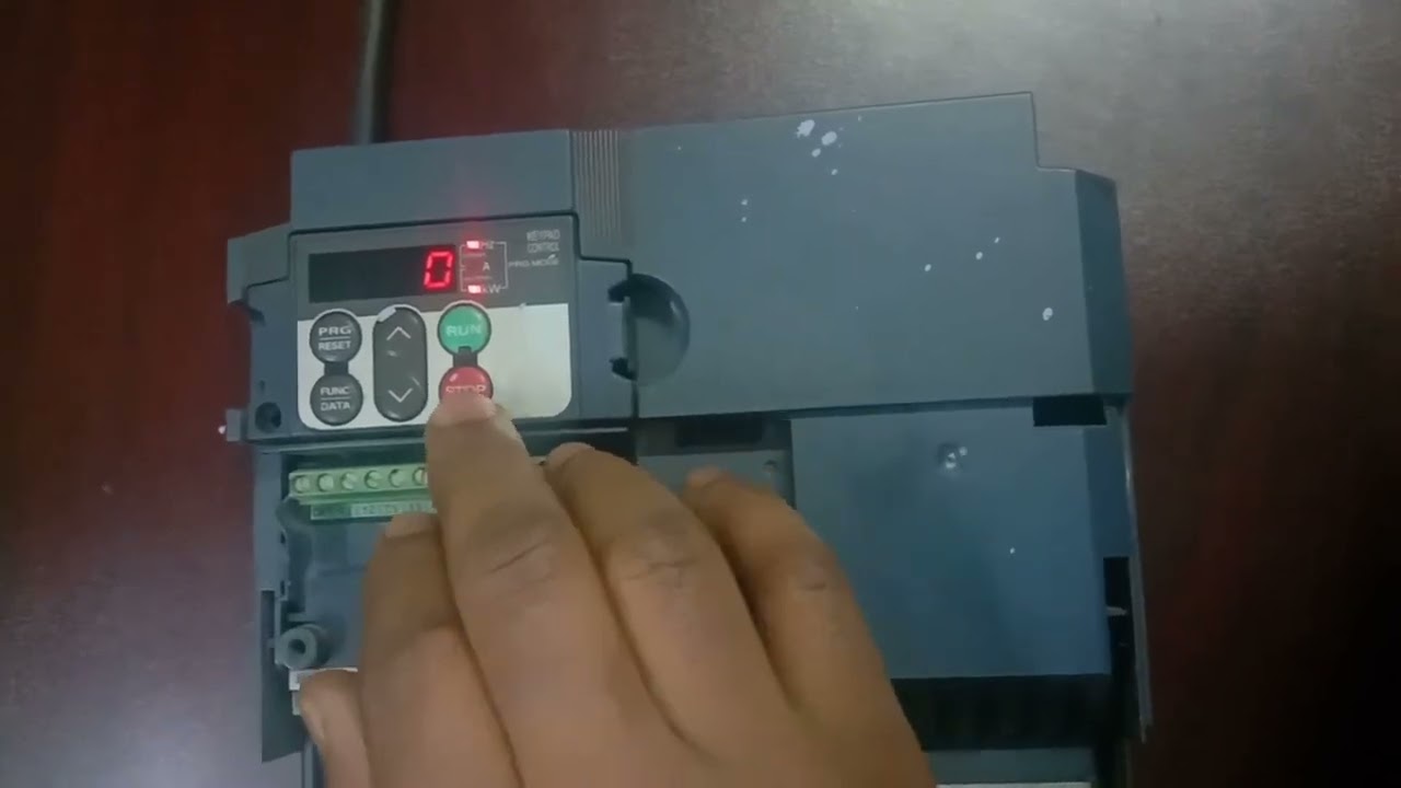 How to Reset Fuji VFD