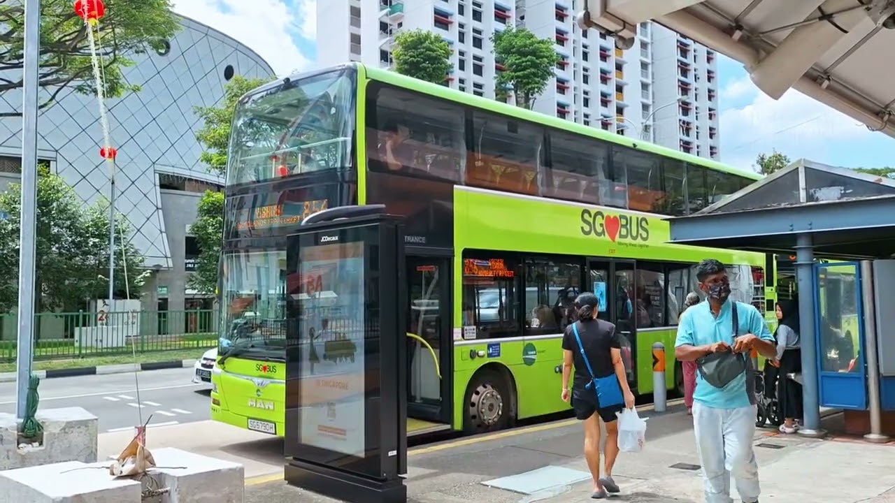 SG5790H Sv 856. Depart Opp Blk 701A (Bus Stop). MAN A95. Euro 5 (Batch 2) DD Bus. SG❤️BUS. 08/01/25.