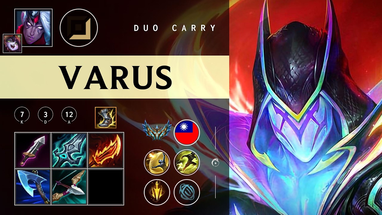Varus ADC vs Sivir - TW Challenger Patch 26.03