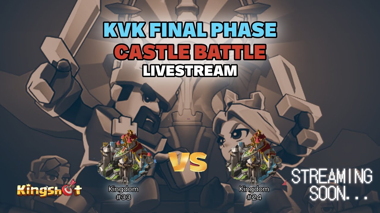 🔴 Kingshot LIVE! | KVK SVS Final Phase CASTLE BATTLE Live Q&A! 
