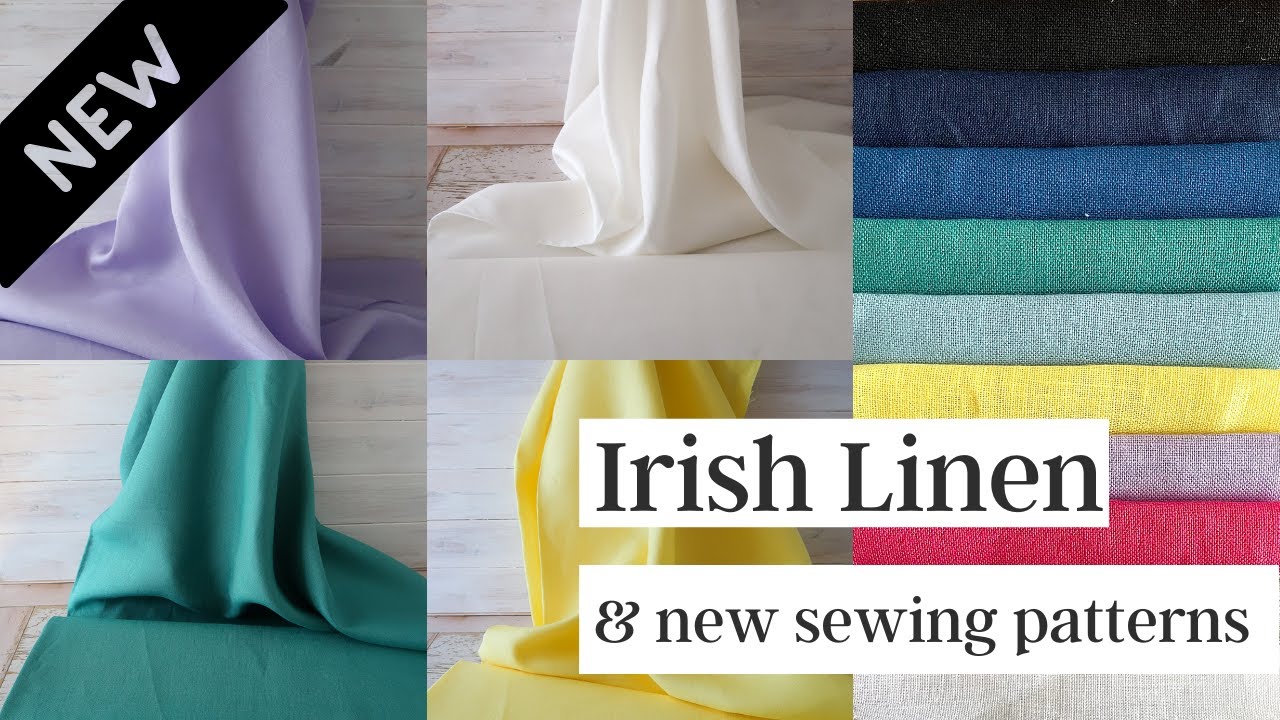 Now Stocking Beautiful Irish Linen! & Chatting About Some Newly Released Patterns For Linen