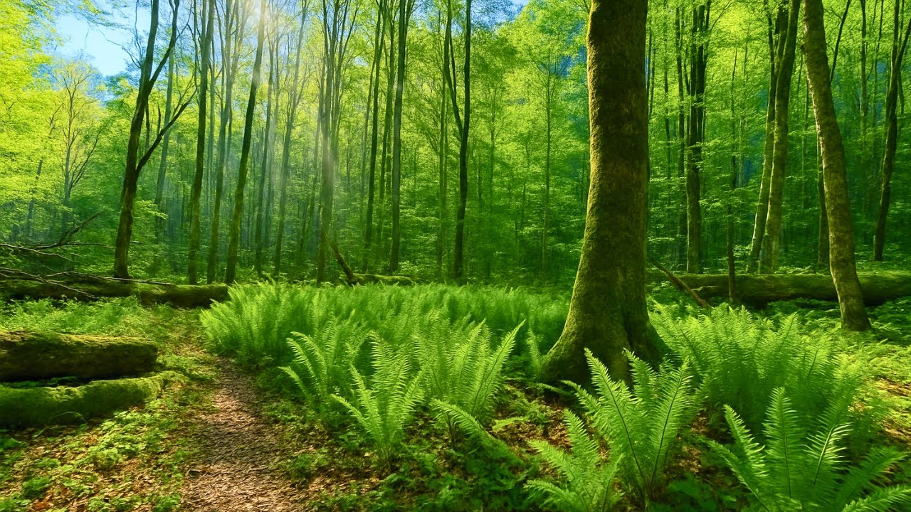 🌿 Весенний горный лес утро пение птиц и атмосфера природы 1 час без музыки 🕊️