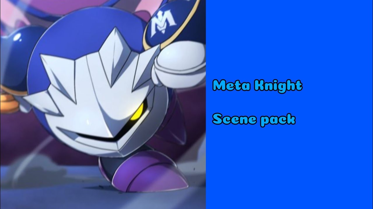 Meta Knight Scene pack (Clip for edit)