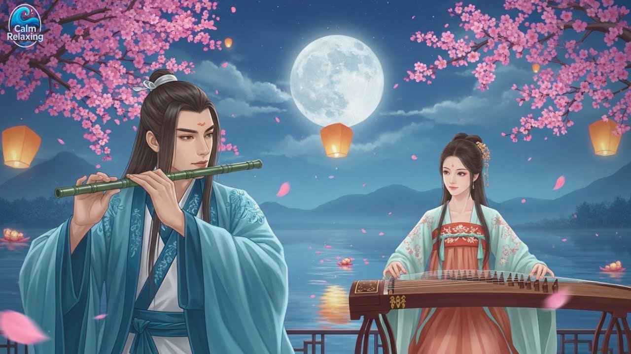 Calming Chinese Music • Kloy Flute + Guzheng for Stress Relief