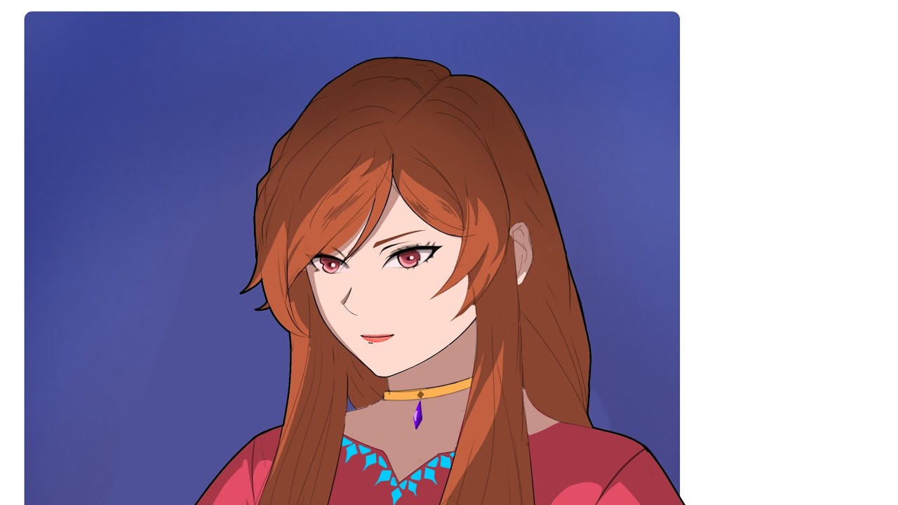 anime face drawing.
