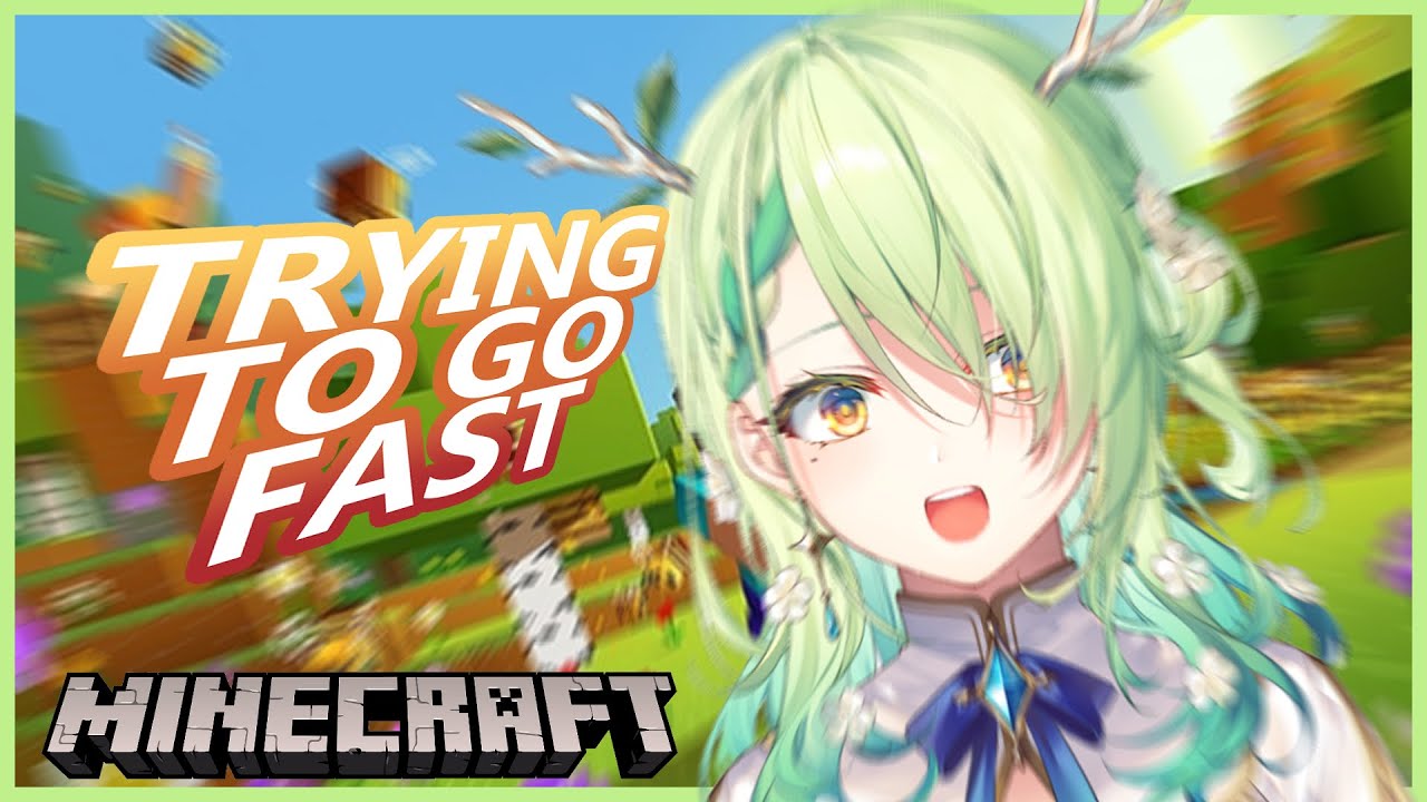 【MINECRAFT】 Learning to SPEEDrun!! Slowly... #holoCouncil