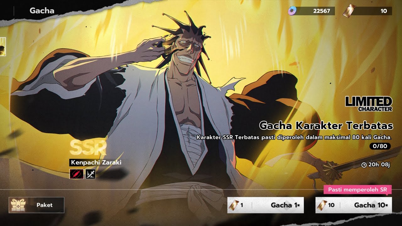 GACHA KENPACI BLEACH SOUL RESONANCE