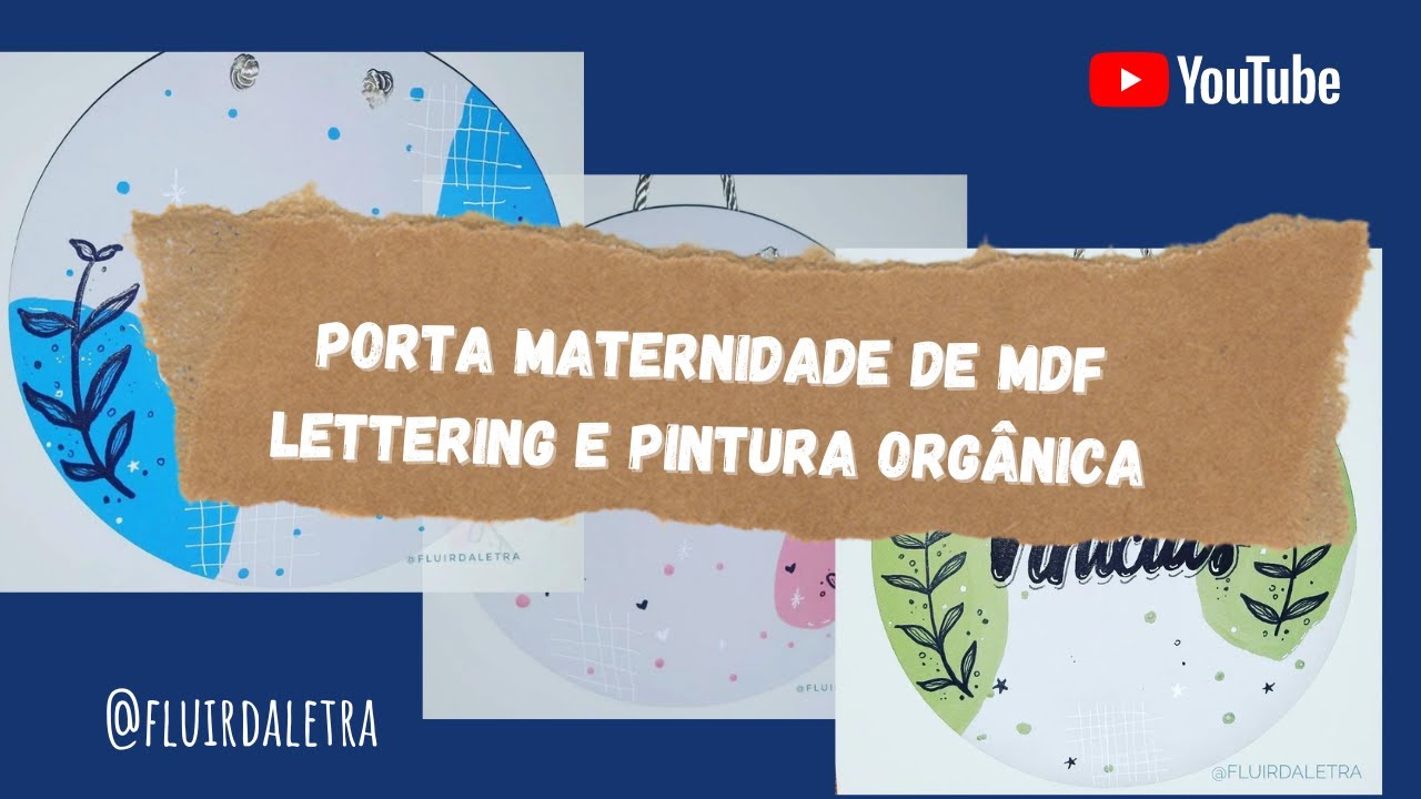 Porta Maternidade no MDF - confecção de 16 placas! #artesanato #lettering #pinturaorgânica