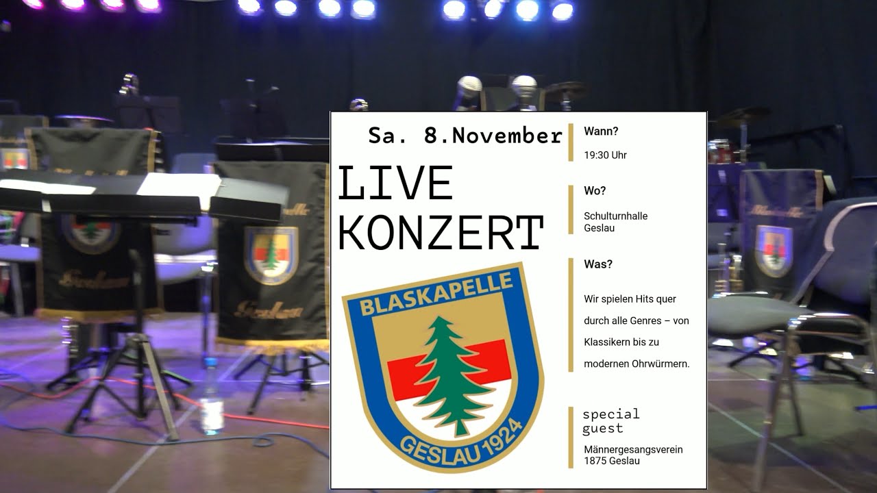 Blaskapelle Geslau - Konzert 8.11.2025 (mit MGV1875)