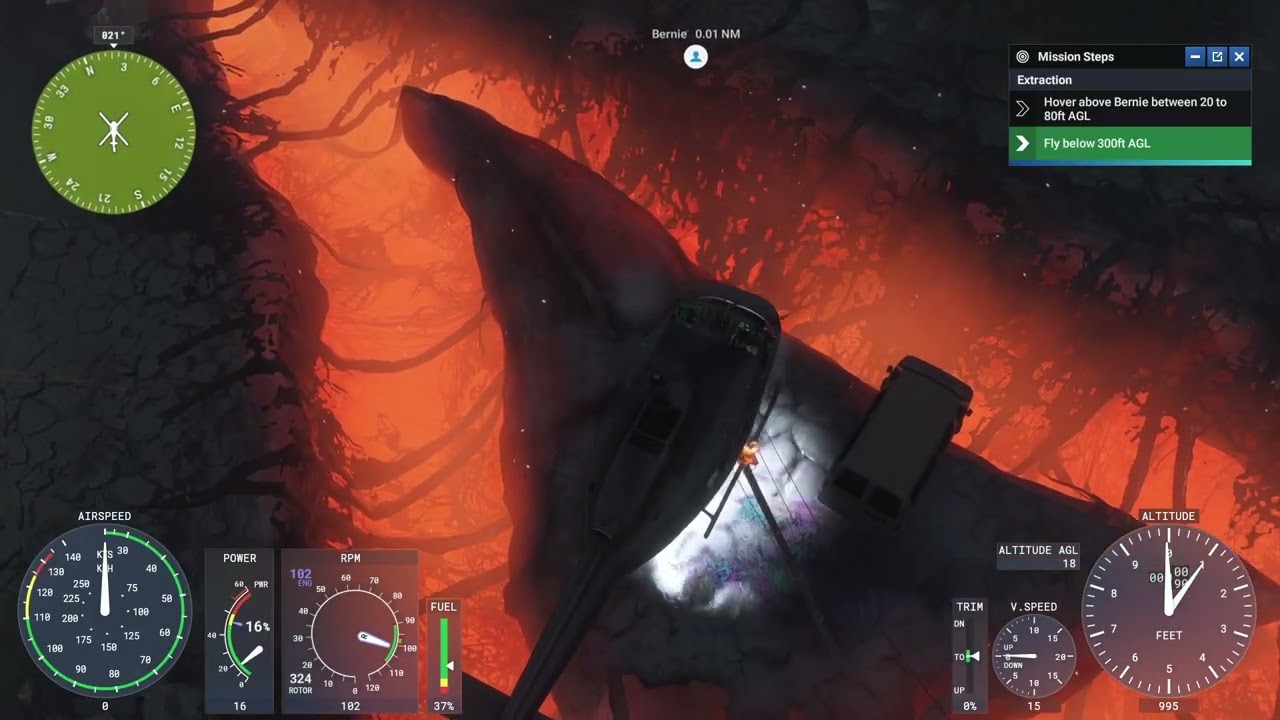 MSFS × Stranger Things | Red Tremor Mission 4 Gameplay (Full Mission)