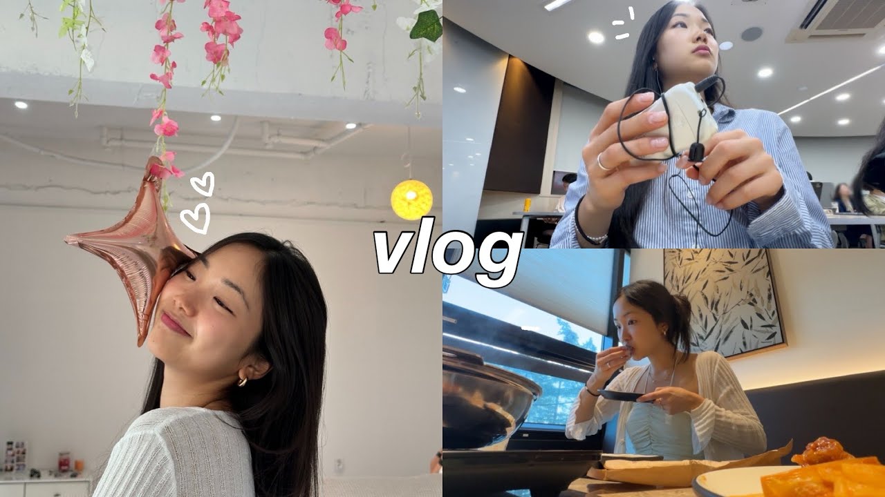 📓korea uni vlog: sobrevivendo à correria da facul, solo dates, novo hobby, library study vlog, etc!