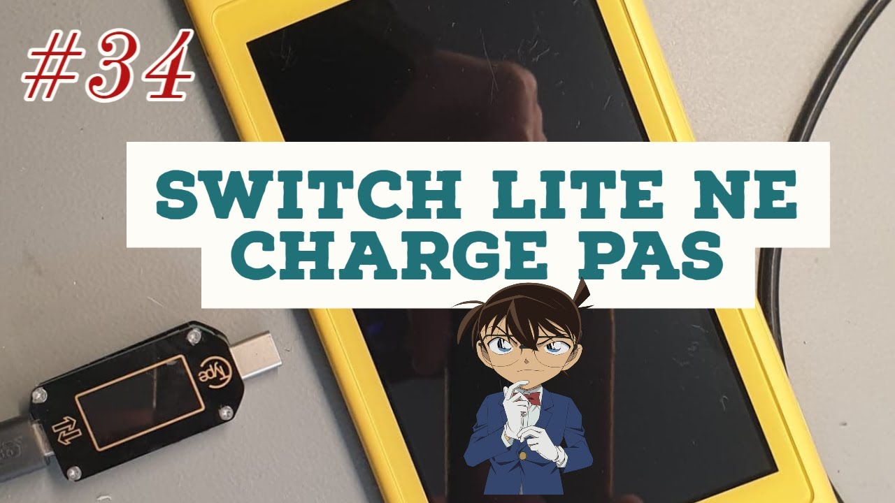 Switch Lite - Pas de charge après remplacement USB-C | CA #34