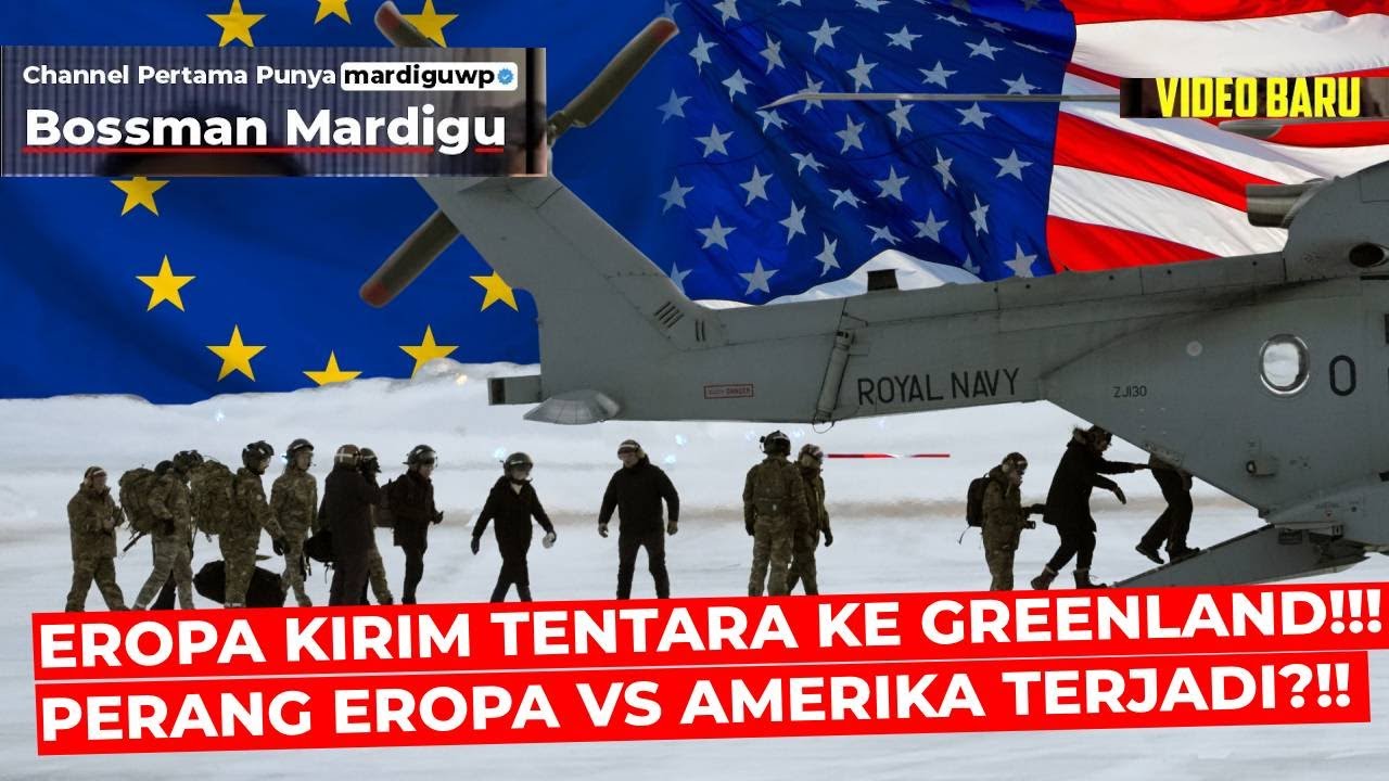 EROPA KIRIM TENTARA KE GREENLAND !!! PERANG EROPA VS AMERIKA AKAN SEGERA TERJADI ?! - Mardigu Wowiek