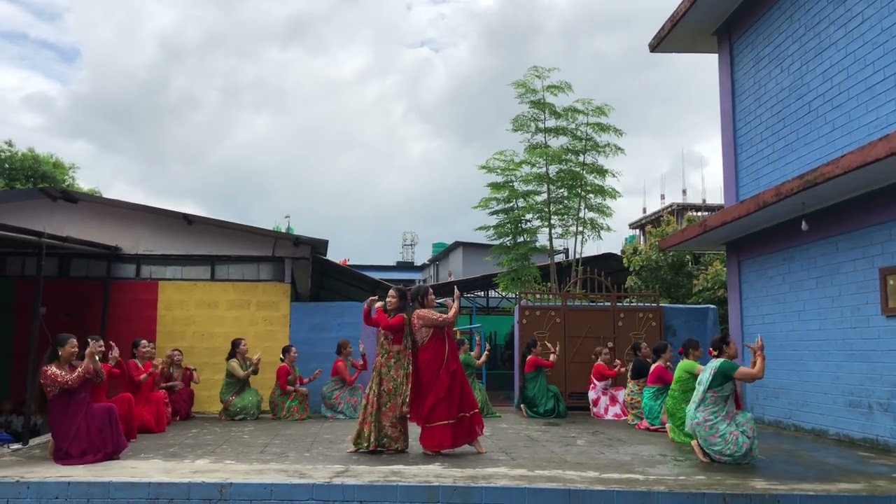 Hariya Hariya Nachu Cham Cham // Teej Dance SAV Teachers 2080