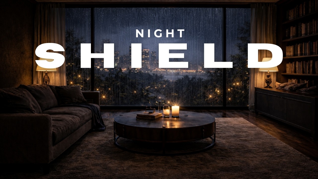 NIGHT SHIELD ☔ I Neon Rain Night Lounge Music