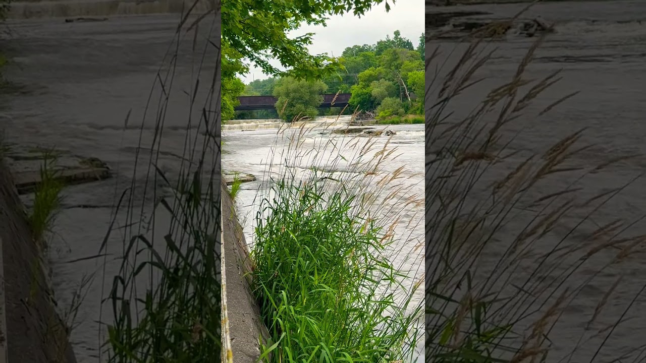 Waterfalls in Sheboygan Falls, Wisconsin