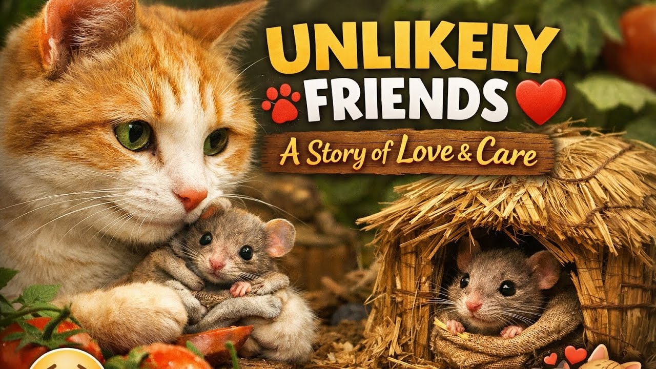 A touching story about kindness that transcends differences. ❤️🐱🐭 LateSilence