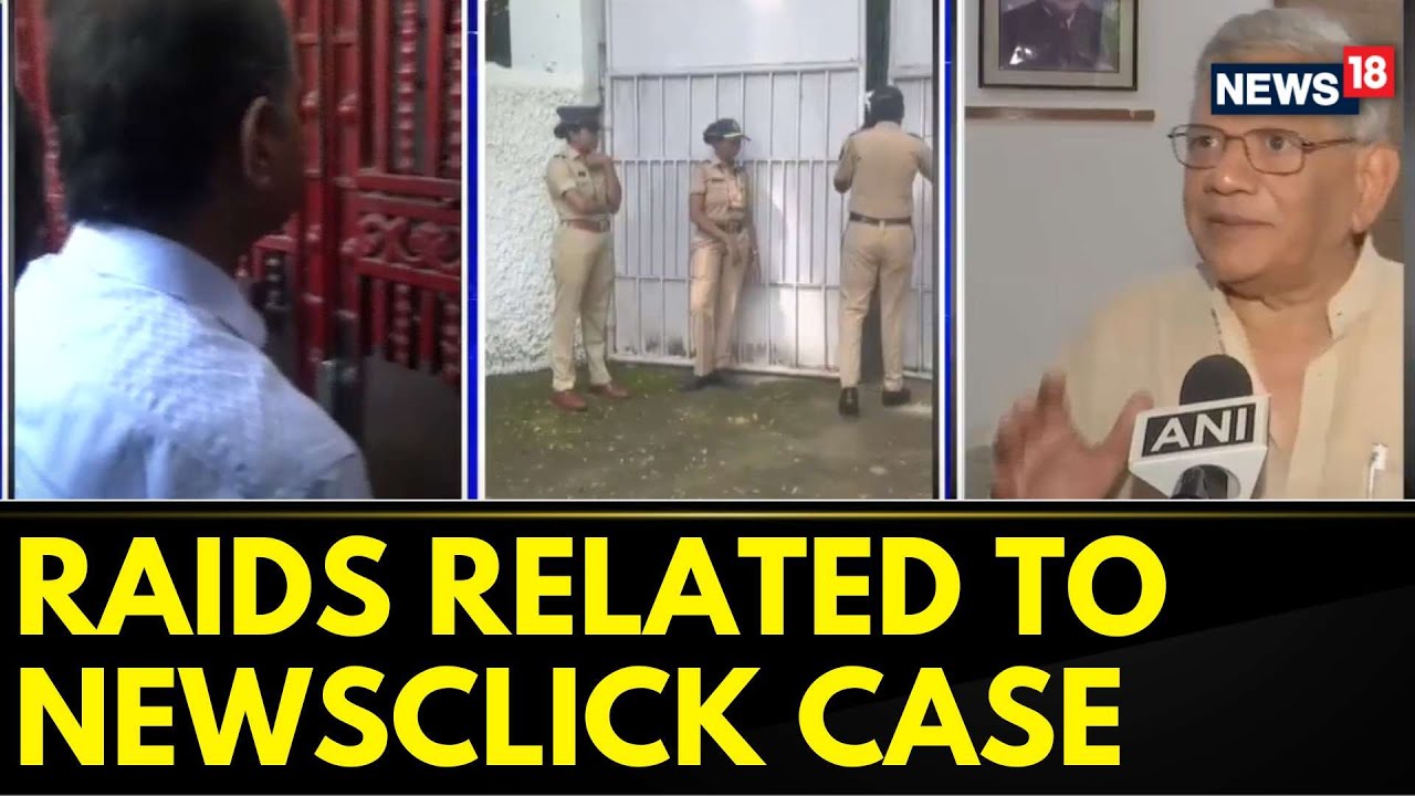 Multiple Raids Conducted By Delhi Police Special Cell In Relation With Newsclick Media | News18