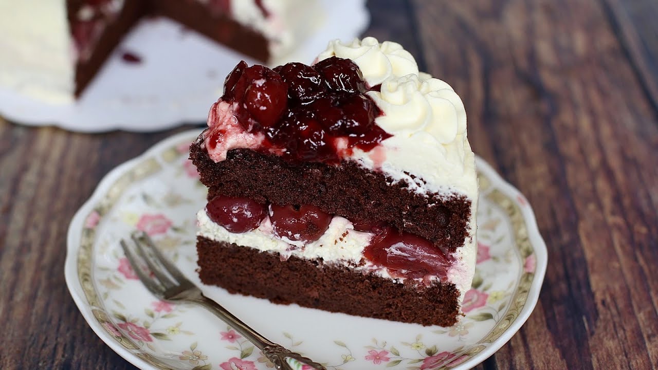 BLACK FOREST cake - GA-TÔ RỪNG ĐEN