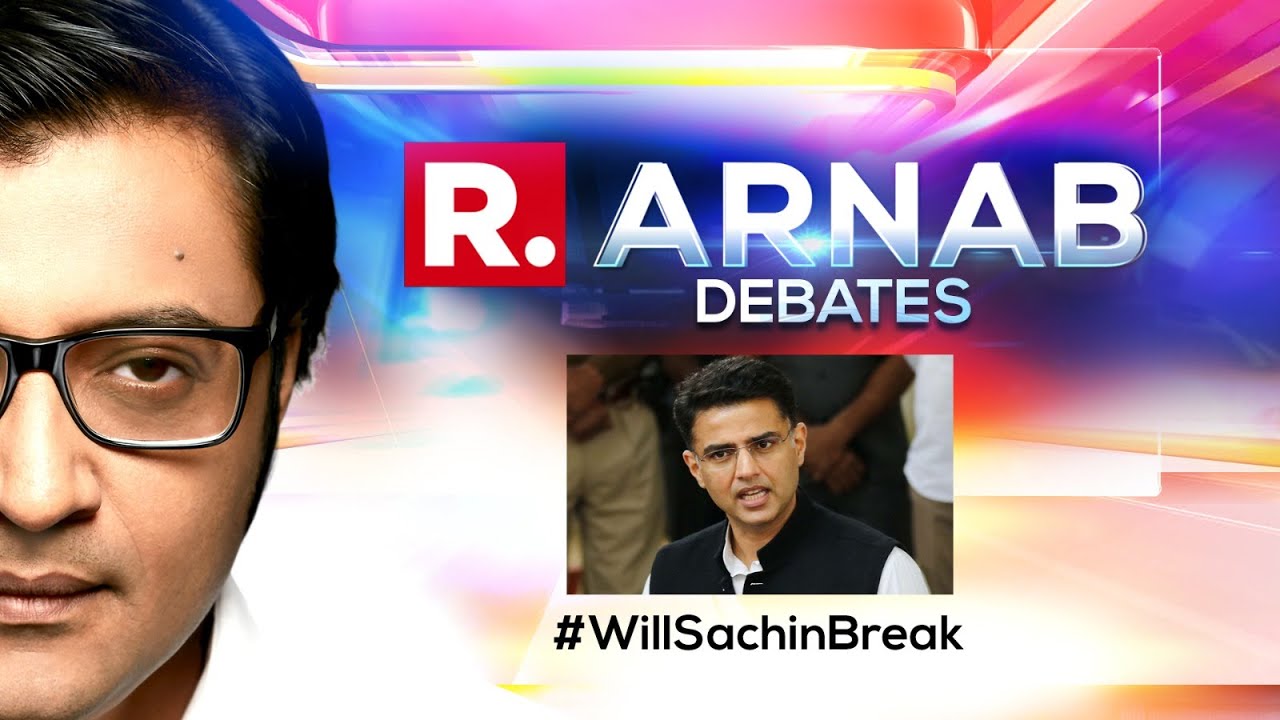 Arnab Goswami Debate: Is Sachin Pilot Ready To Leave Vadra-Congress & Start His Own Party?