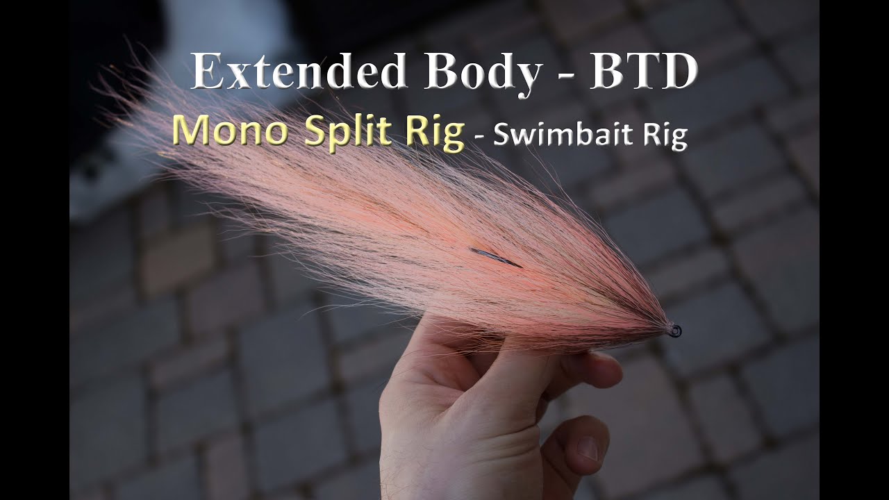 Mono Split Rig - Swimbait Flies and Altering Profile