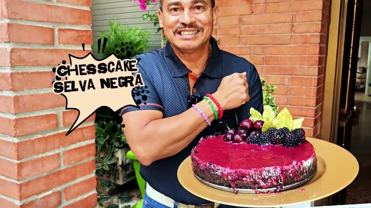 Aprende a preparar Chesscake Selva Negra #recetas #cheesecake #selvanegra #postresfaciles #postres 