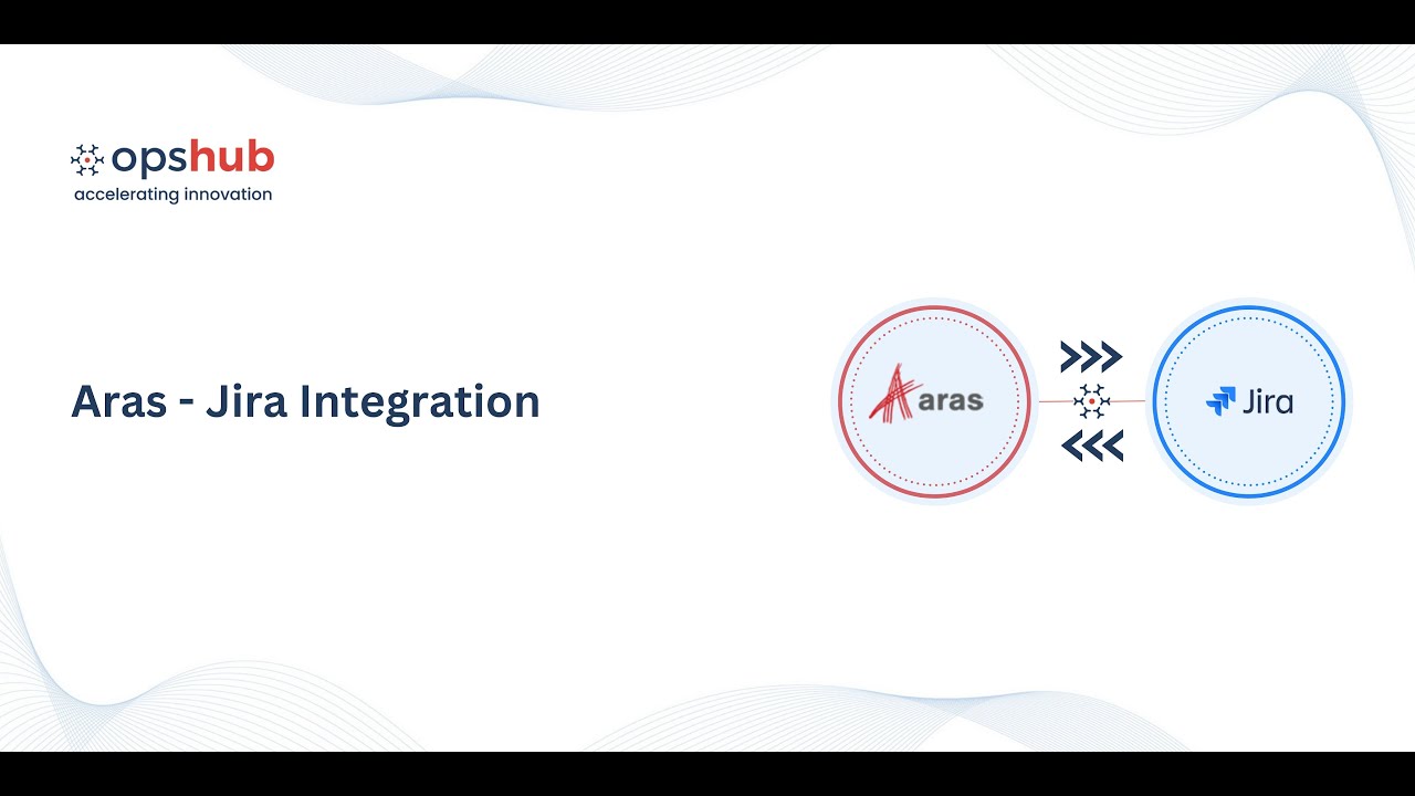 How to integrate Jira and Aras