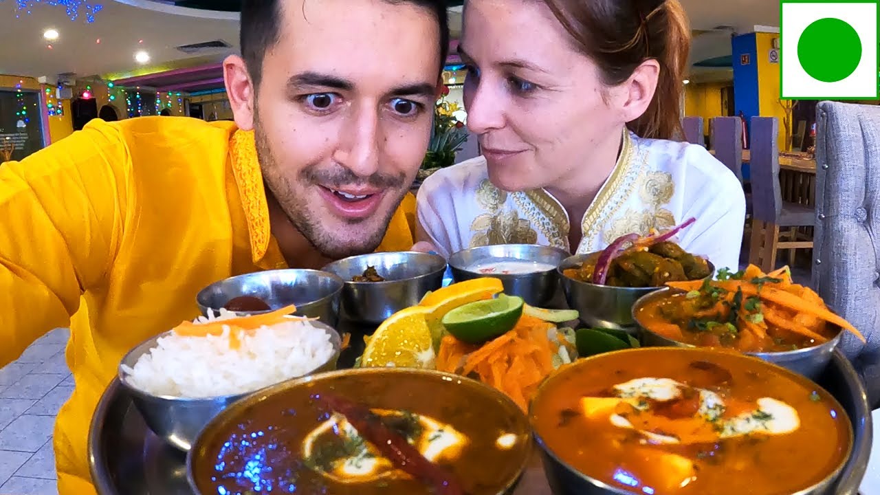 All VEG INDIAN THALI in Mexico 🇮🇳