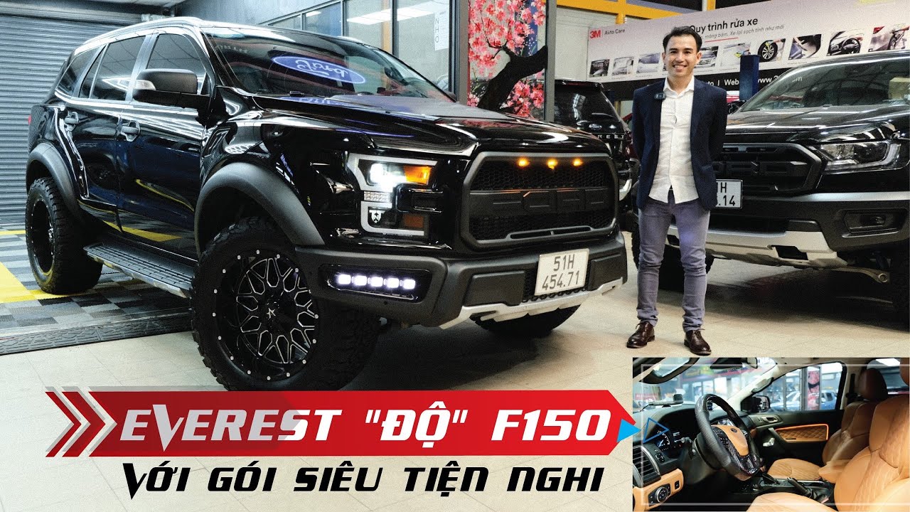 2022 chiếc Ford Everest nâng đời F150 được độ gói siêu tiện nghi