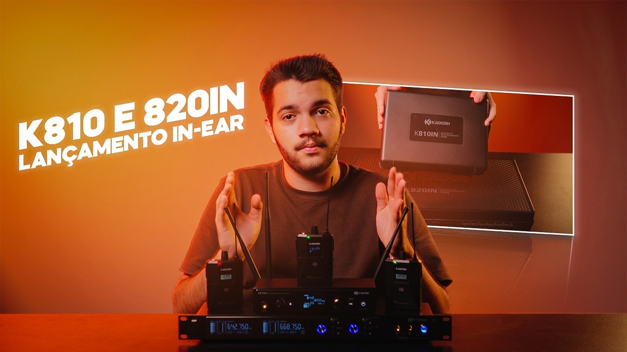 LANÇAMENTO | K810 e 820in: Monitores In Ear da Kadoh
