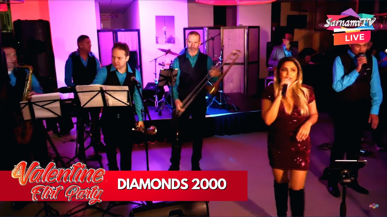Muziekformatie Diamonds 2000 live op de Valentine Flirt Party!