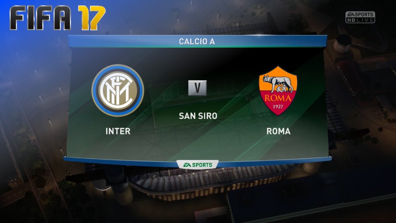 FIFA 17 - Internazionale vs. AS Roma @ San Siro