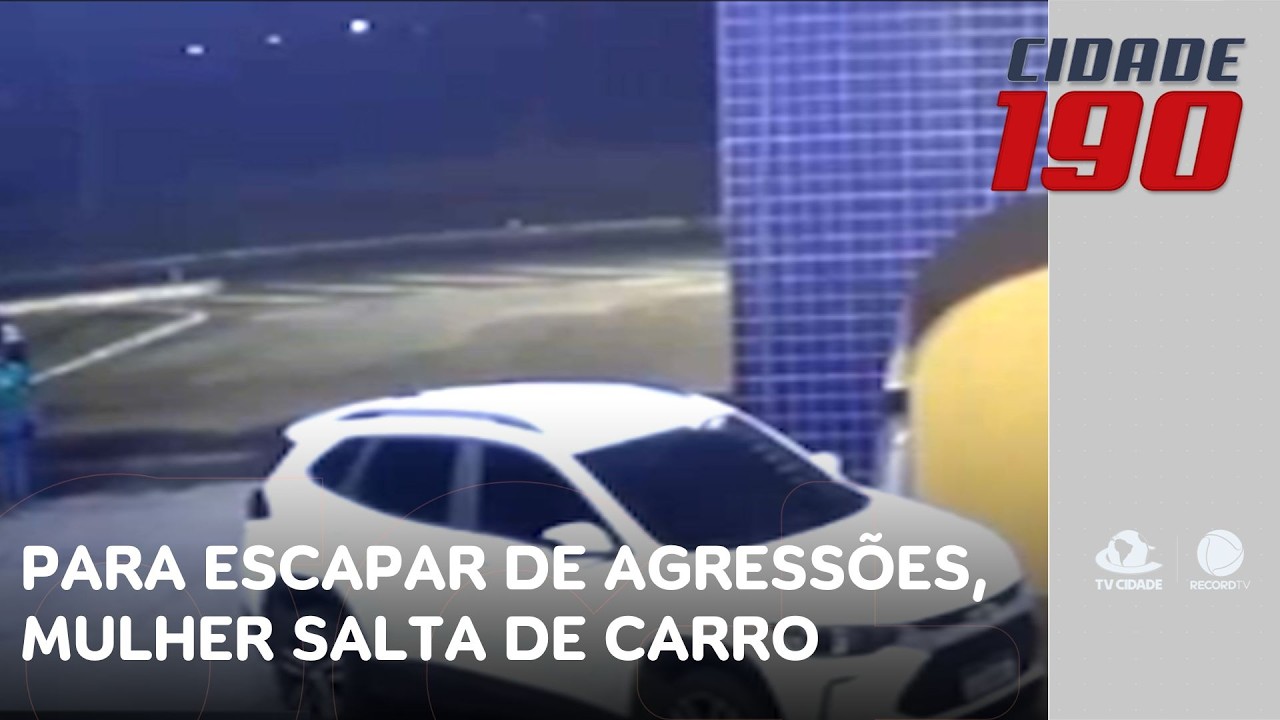 Na tentativa de escapar de agressões, mulher salta de carro e busca ajuda à PRF | Cidade 190