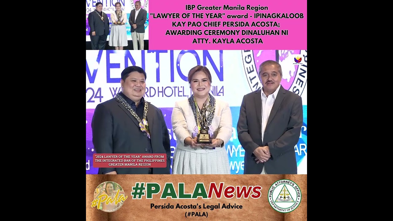 IBP Greater Manila Region LAWYER OF THE YEAR