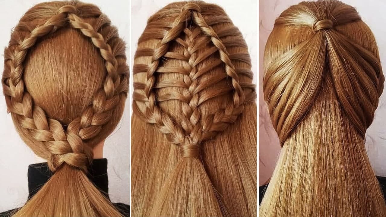 Most Beautiful Hairstyles for girls ♥️ Easy Hairstyles ♥️ Coiffures simples, rapides et belles