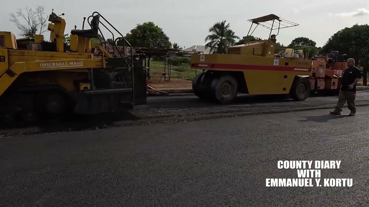 SOUL CLINIC ROAD CONSTRUCTION IN MONTSERRADO COUNTY LIBERIA WEST AFRICA