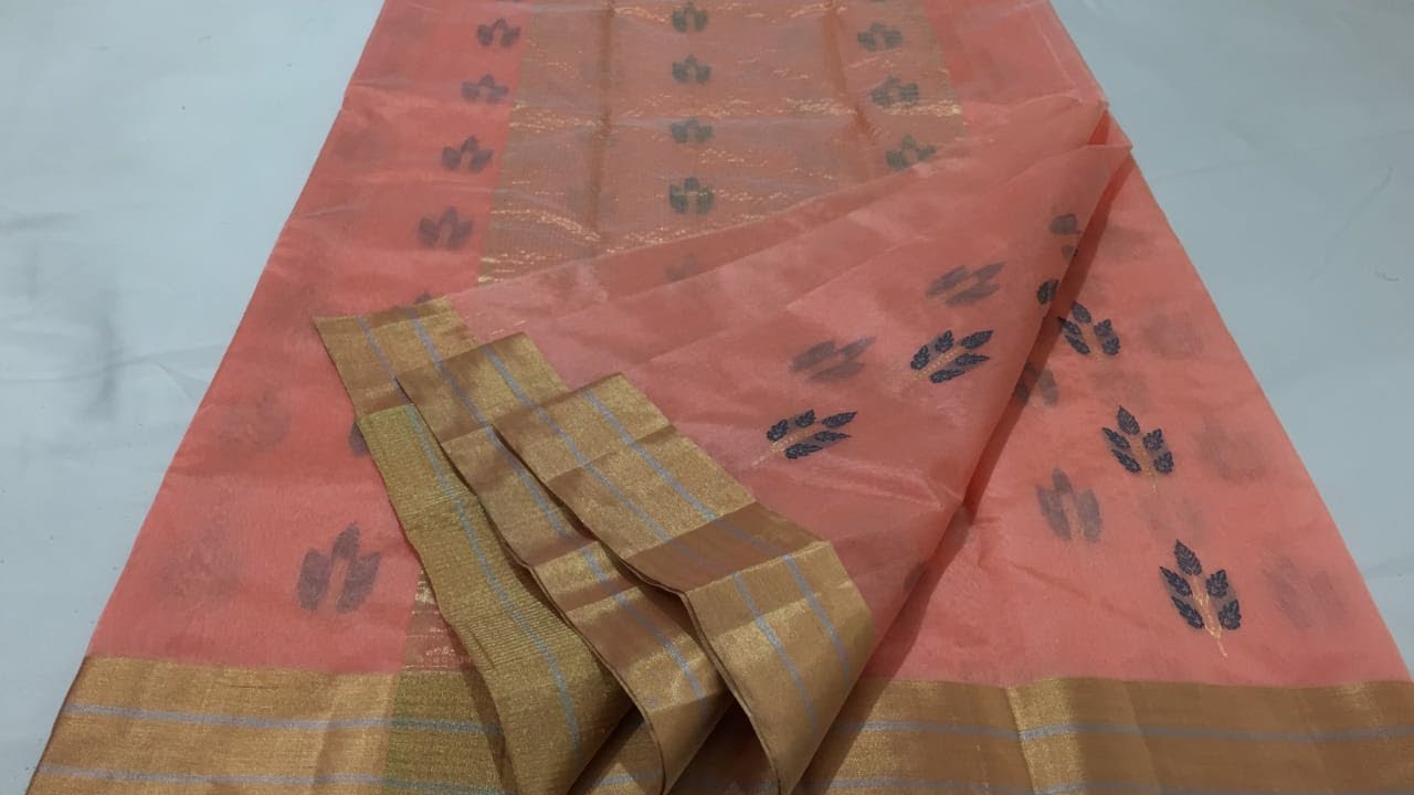 Chanderi silk by silk handloom sari call 7000917829 #viral #shorts #sari #video #youtube #channel