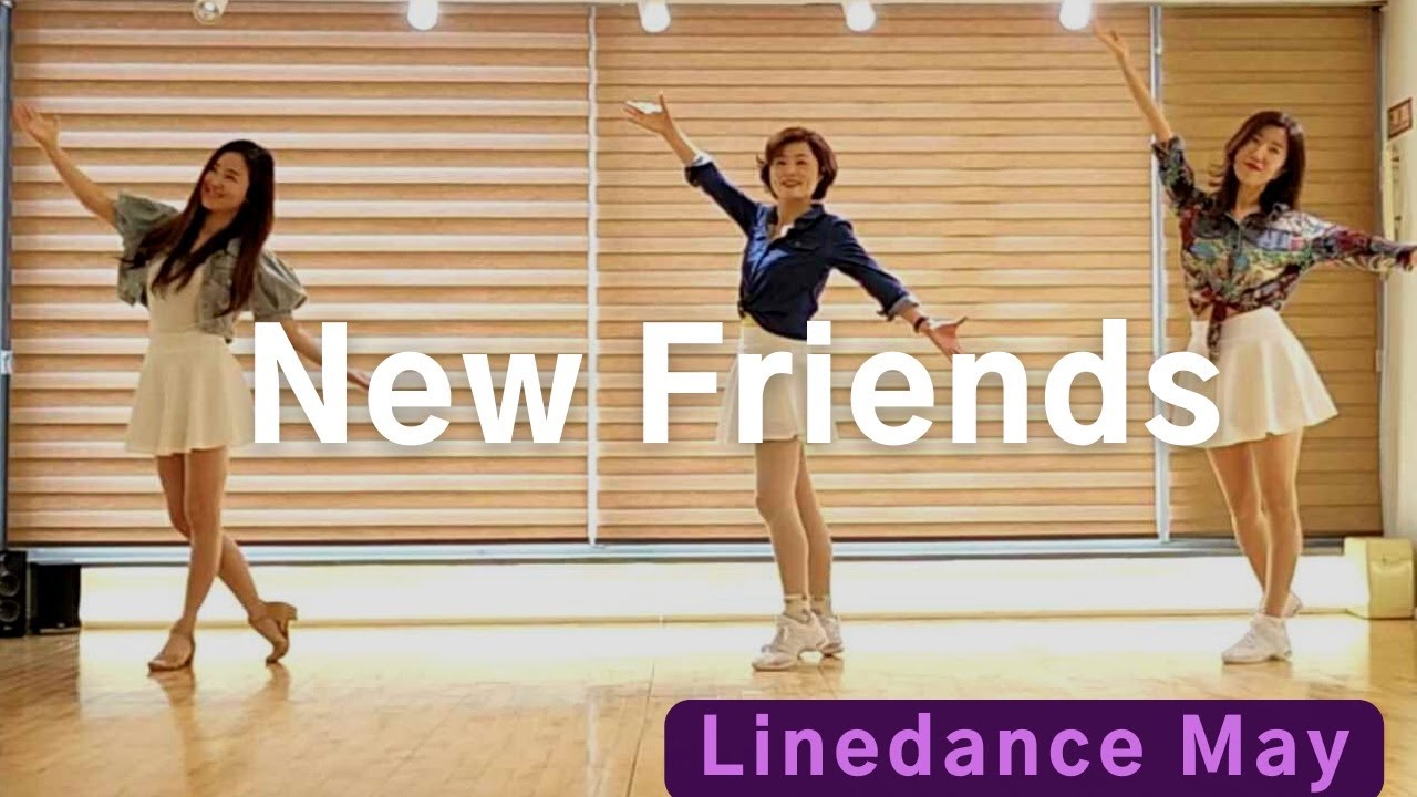 New Friends Line Dance (Improver : Gary O'Reilly)-Demo
