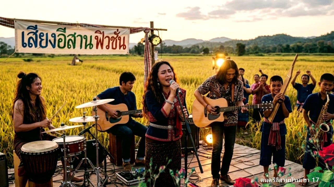 ดนตรีอิสานบ้านเฮา 17   ดวงจันทร์  ตะวันทอง ไม่ติดลิขสิทธิ์์