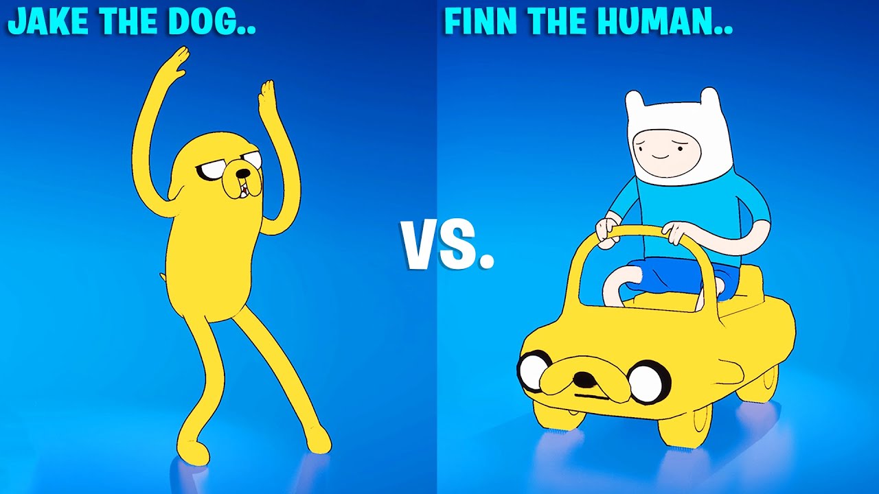 Jake The Dog vs. Finn the Human - Fortnite Adventure Time