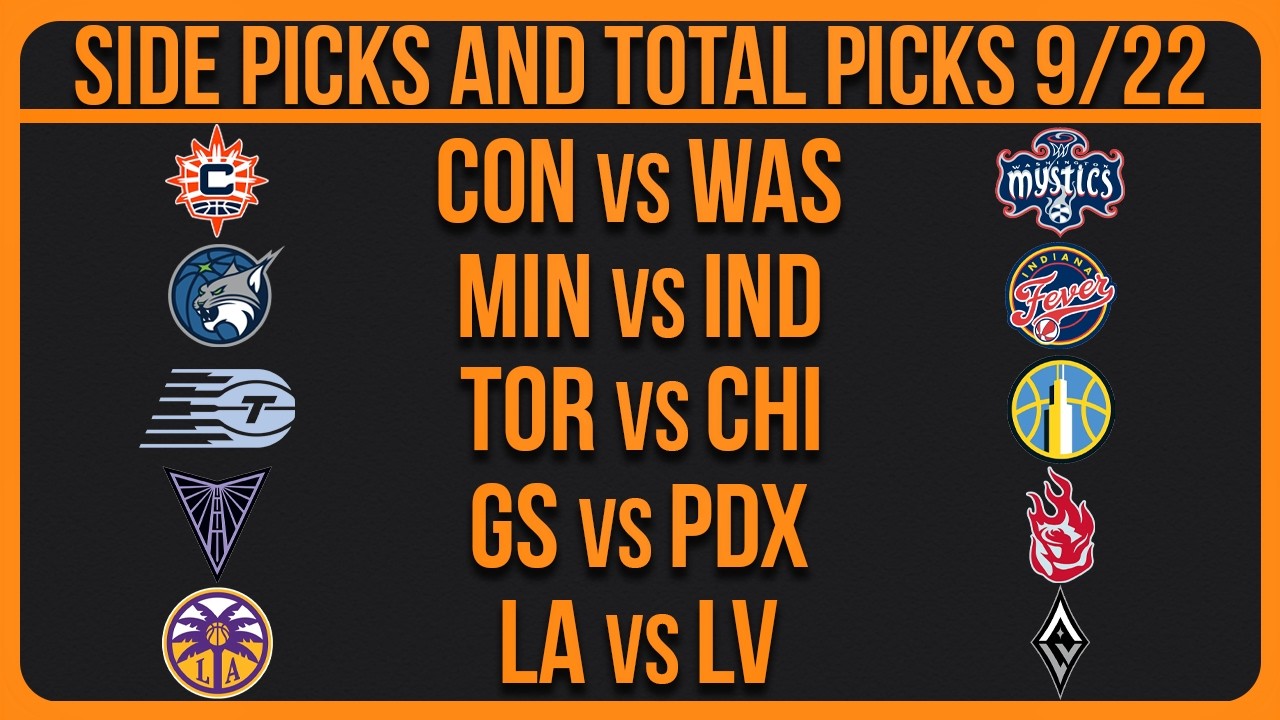 WNBA Picks Today Tuesday 9/22/26 | FREE WNBA Best Bets & Predictions