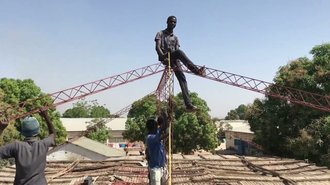 complete steel roof construction